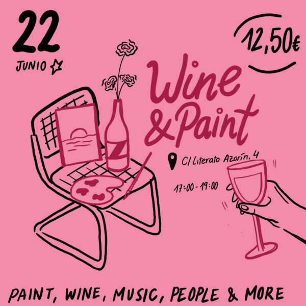 Taller wine & paint - 22 JUNIO
