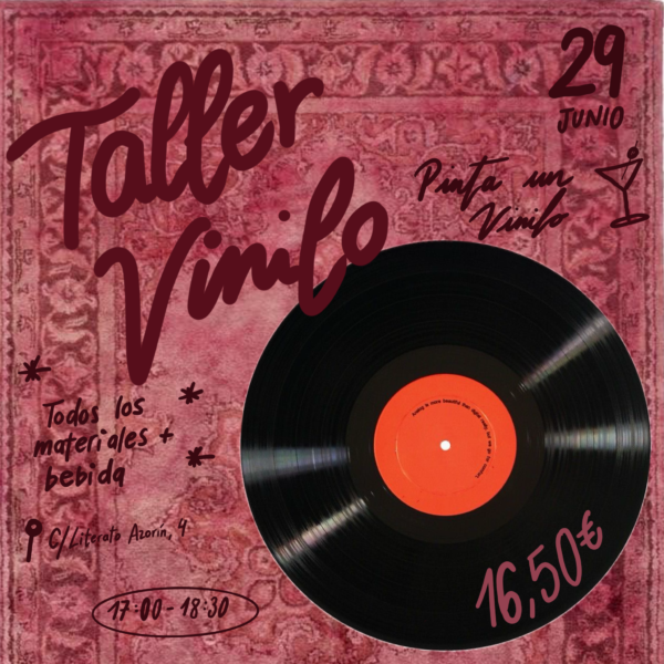 Pintar Vinilo - 29 JUNIO