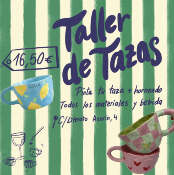 Taller Tazas - 3 AGOSTO